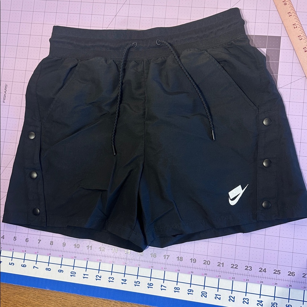 Nike Black Shorts with White Logo